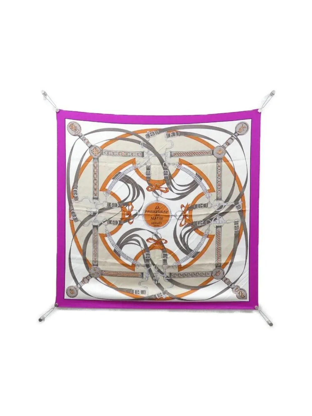 Hermes la Promende du Matin Carre Scarf